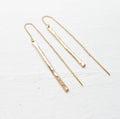 Gold Ear Threaders
