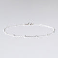 Sterling Silver Beaded Chain Bracelet