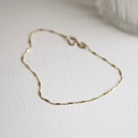 14k Gold Link Bracelet